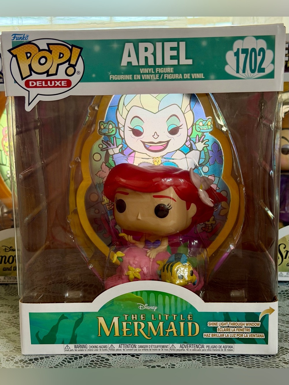 Funko Pop! Deluxe Ariel #1702 Stained Glass New in Box